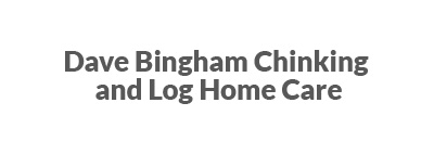 Fence Companies In Ketchum Id Dave Bingham Chinking Log Care Logo