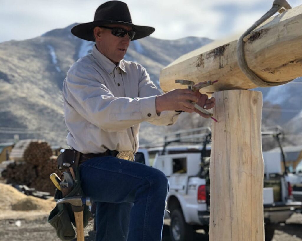 Fence Company Ketchum Scott Measuring Logs 750x600 C