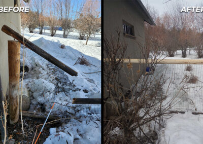 Fence Company Ketchum Before After 2