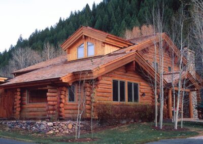 Fencing Contractor Ketchum Id Our Work Log Houses Log Cabins 1